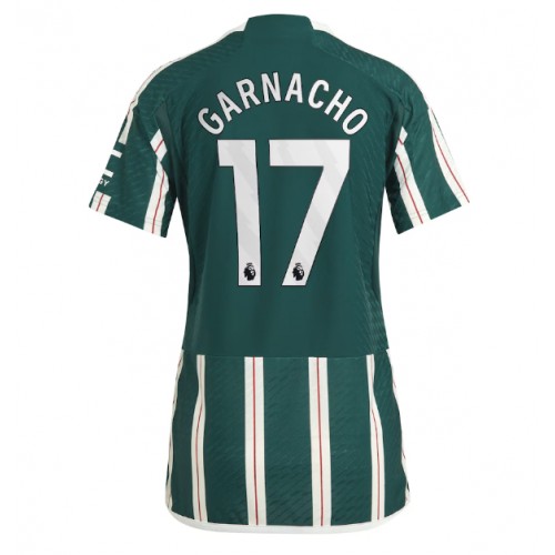 Manchester United Alejandro Garnacho #17 Gostujuci Dres za Ženska 2023-24 Kratak Rukav